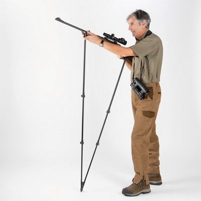 4 Stable Sticks střelecká hůl 2-nožka Monteria Stick 118 168 cm -Černá