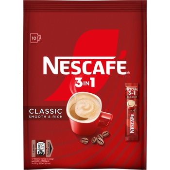 NESCAFÉ Кафе микс NESCAFE - 3in1 Classic, 10 х 15.5g (12616435)