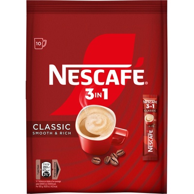 NESCAFÉ Кафе микс NESCAFE - 3in1 Classic, 10 х 15.5g (12616435)
