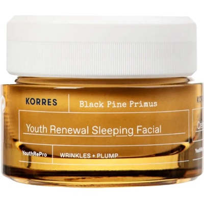Korres Black Pine Primus nočný pleťový krém 40 ml
