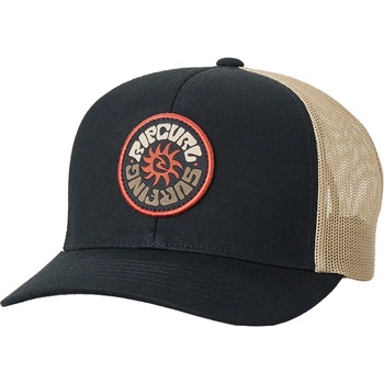 Rip Curl Мъжка шапка с козирка Rip curl Custom Curve Trucker Cap - Black / Khaki - размер One Size (904-3797-0411)