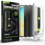 Techsuit Протектор за дисплей за Samsung Galaxy S24 FE / A56 5G Съвместим с пръстов отпечатък - Techsuit TitanGlass CrystalHD (2 броя) - Privacy (KF2366334)