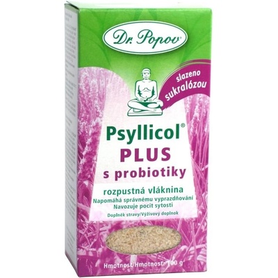 Dr. Popov Psyllicol Plus s proBiotiky 100 g