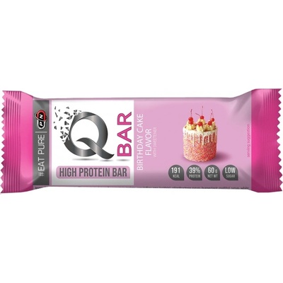PURE Nutrition USA Q Bar / Low Sugar Protein Bar [60 грама] Birthday Cake