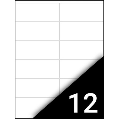 Fortuna Етикет FORTUNA 105x48mm универсален 1200 етикета/кутия 100 листа/кутия 01.01302 (01.01302)