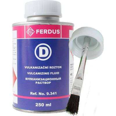 Vulkanizační roztok D 250 ml + menší štětec - FERDUS D250