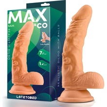 Max & Co Sam Realistic Dildo with Testicles 7.1"