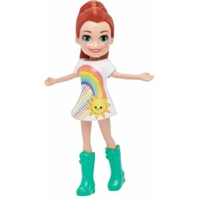 Mattel Polly Pocket Impulse Lila duhové šaty HKV78