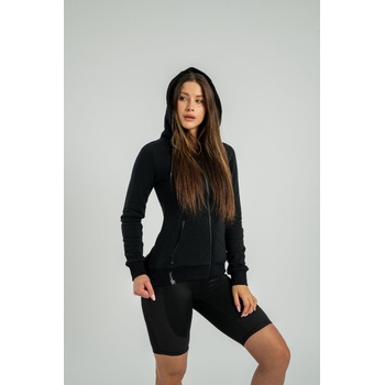 GymBeam OG1 Дамски суичър Nova Zip Up Black - STRIX XS