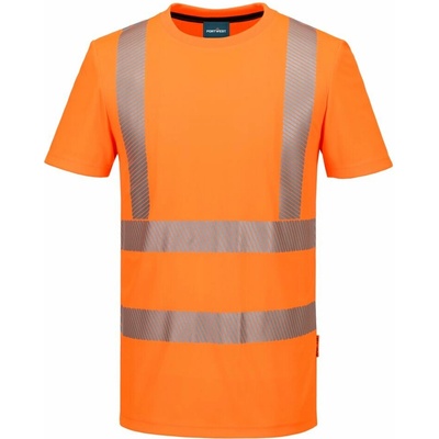 Portwest HI-VIS KX301 Reflexné športové tričko s krátkym rukávom HV oranžová XL