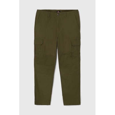 Dickies Памучен панталон Dickies в зелено с кройка тип карго (DK0A4XDUBLK)