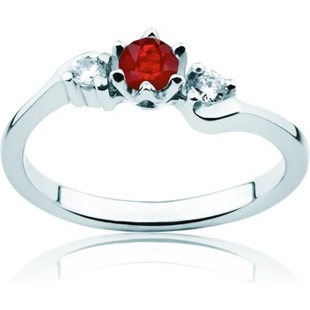 Image 1 of SAVICKI Пръстен Red Passion: бяло злато, рубин