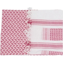 šátek Web tex Shemagh červeno bílý