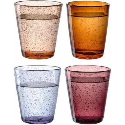 Leonardo pohár Burano teplej farby 4 x 330 ml