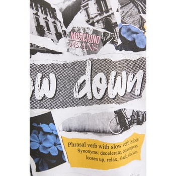 Moschino Jeans Памучна тениска Moschino Jeans (0708.3229)