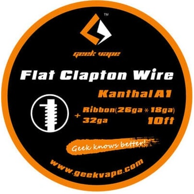 GeekVape drôt Flat Clapton Wire Ribbon26ga*18ga+32ga Kanthal A1 0,5m