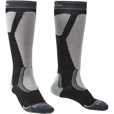 Bridgedale Ski Easy On Merino Endurance blackit grey