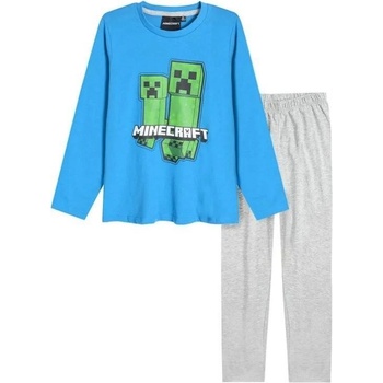 Dětské pyžamo Minecraft modré