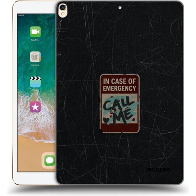 Picasee silikónový prehľadný obal pre Apple iPad Pro 10.5" 2017 2. gen EMERGENCY