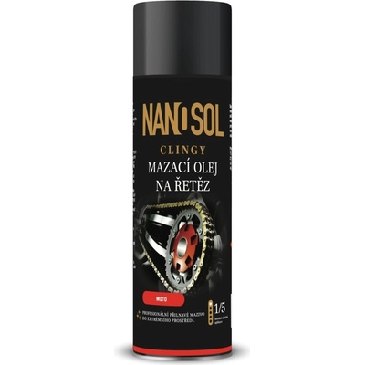 NANOSOL Mazací olej na řetěz CLINGY 650 ml