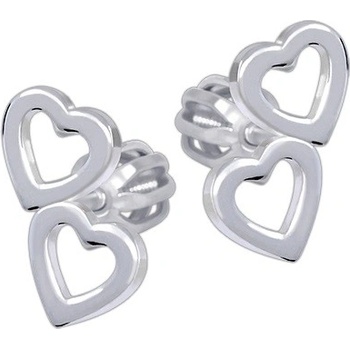 Soliter Srdiečkové náušnice zo striebra 431 001 01502 04