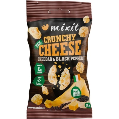 MIXIT Křupavý sýr do kapsy Irský cheddar & černý pepř 20 g – Zboží Dáma