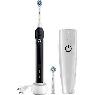 Oral-B Pro 750 CrossAction Black + White case