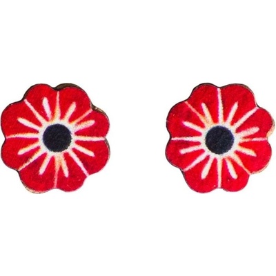 BeWooden dřevěné náušnice Mochna