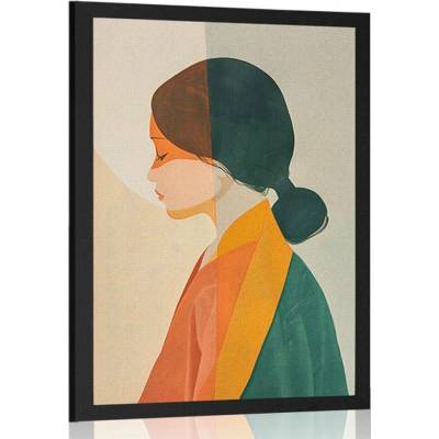 Plakát japandi krása ženy - 60x90 no frame