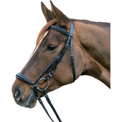 Harrys Horse Uzdečka anatomická s oťažami Hnedá