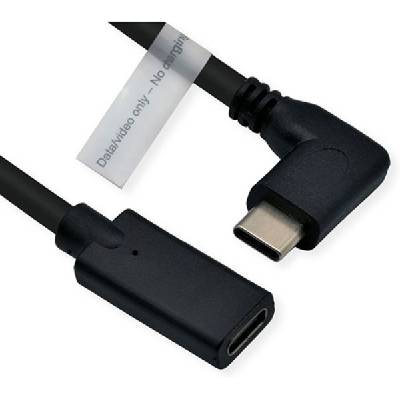 Cable USB C-C, M-F, DP1.2 4K, 2m, Roline 11.04. 5496