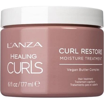 Lanza Healing curls curl restore moisture treatment lanza Възстановяваща маска без изплакване за къдрава коса 177 мл