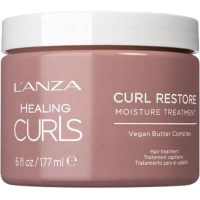 Lanza Healing curls curl restore moisture treatment lanza Възстановяваща маска без изплакване за къдрава коса 177 мл