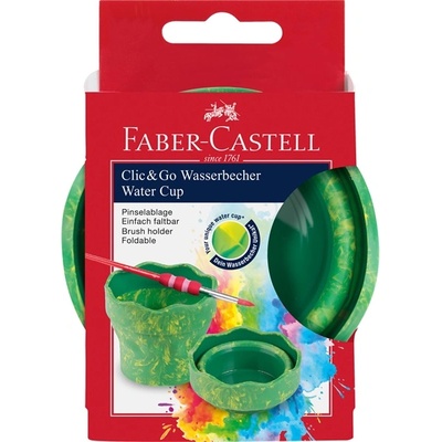 Faber-Castell Clic&Go мраморна зелена четка FC181528 (FC181528)