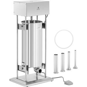 Royal Catering Набухвател за колбаси - 30 L - електрически 4 тръби за пълнене - Royal Catering RCSS-030E (RCSS-030E)
