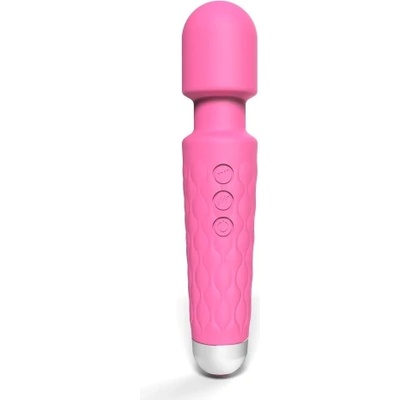 Loving Joy Презаредим силиконов Wand масажор Loving Joy розов