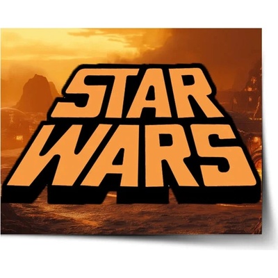 Sablio Plagát Star Wars Lávová planéta - 90x60 cm