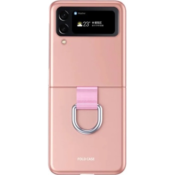 GKK Калъф с Халка за SAMSUNG Galaxy Z Flip 4, GKK Ring Case, Розов (5906601036994)