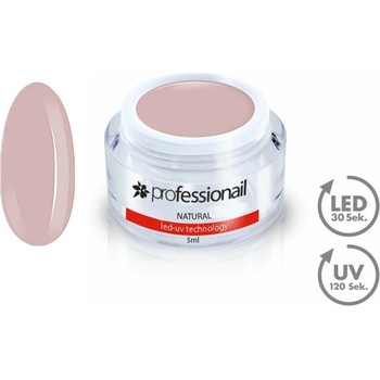 Professionail Farebný LED UV gél Natural 5 ml