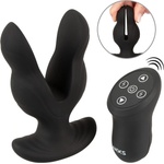 Anos RC Power Expander Plug with Vibration & Electro-Stimulation Black