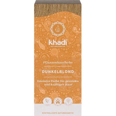 Khadi rostlinná barva na vlasy Tmavá blond 100 g