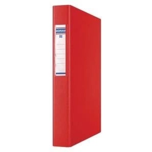 Pbs connect Donau 2-ring binder A4 40mm red (3734001PL-04)