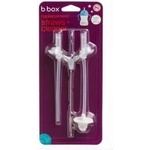 b.box Set of 2 spare straw and toothbrush for new B. Box water bottle