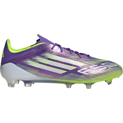 Adidas Футболни бутонки Adidas F50 Elite Adults Firm Ground Football Boots - Purple/White