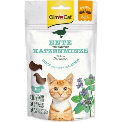 GimCat Crunchy Snacks kachna a šanta 50 g