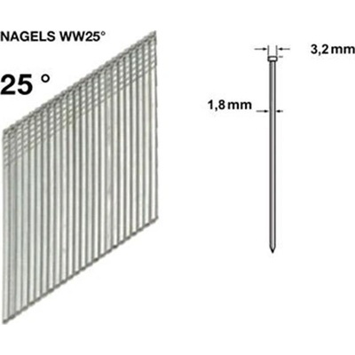 Bostitch FN1532 - Hřebíčky kolářské s T-hlavou FN15 - 50mm pozink drát 1,8 mm (balení 3 655 ks)