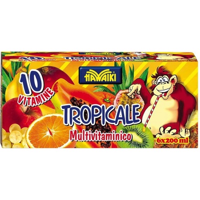 Hawaiki tropická šťava a multifruitová 6 x 200 ml