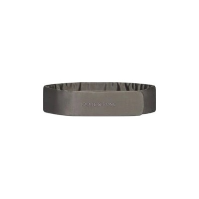 Dore & Rose Silk Headband Charcoal