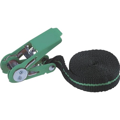 Wolfcraft 3418000 jednodílný upínací popruh Přivazovací únosnost napřímo (LC)=90 daN (d x š) 4 m x 25 mm přezka se zubatým páskem EN 12195-2