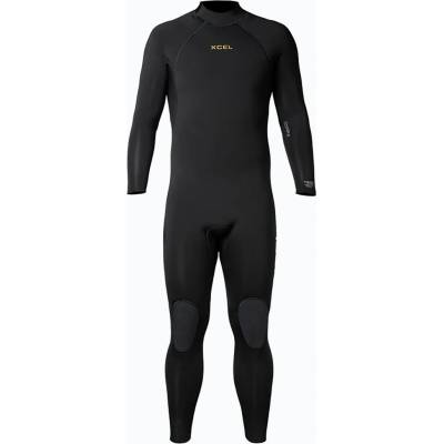 Pánsky Xcel Comp 4/3 mm Back Zip Full black